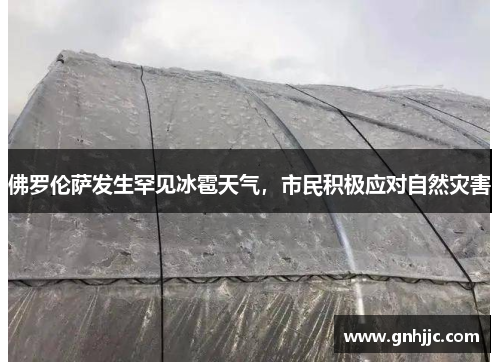 佛罗伦萨发生罕见冰雹天气，市民积极应对自然灾害